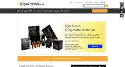 Desktop Screenshot of ecigaretteweb.co.uk